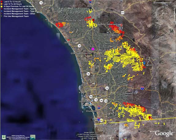 Another GeoSpatial Look At The Fires