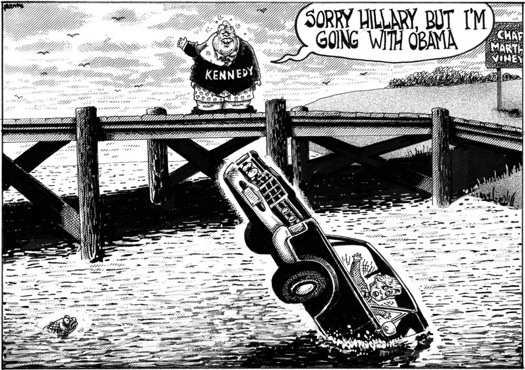 Election: Kennedy / Clinton Cartoon